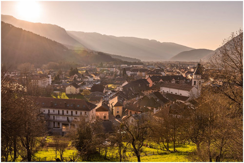 Photographie du centre de Faverges